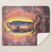 Unsere Lady von Guadalupe Rev12 Sherpadecke (Vorderseite (Horizontal))