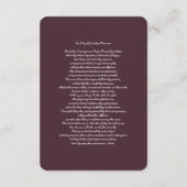 Unsere Lady von Guadalupe Rev 12 mit Memorare Begleitkarte (Rückseite)