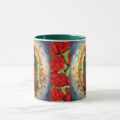 Unsere Lady von Guadalupe Rose geben Coffee Cup-Ta Tasse (Zentrum)