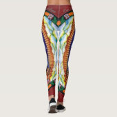 Unsere Lady von Guadalupe Schöne Frauen XS zu XL Leggings (Rückseite)