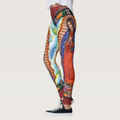 Unsere Lady von Guadalupe Schöne Frauen XS zu XL Leggings (Links)