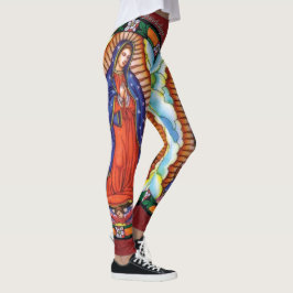 Unsere Lady von Guadalupe Schöne Frauen XS zu XL Leggings