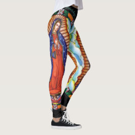 Unsere Lady von Guadalupe Schöne Frauen XS zu XL Leggings