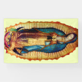 Unsere Lady von Guadalupe Tilma Jungfrau Mary Bann Banner (Horizontal)