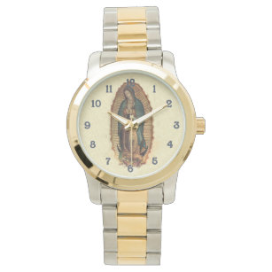 Unsere Lady von Guadalupe Vintagen 0riginal Armbanduhr