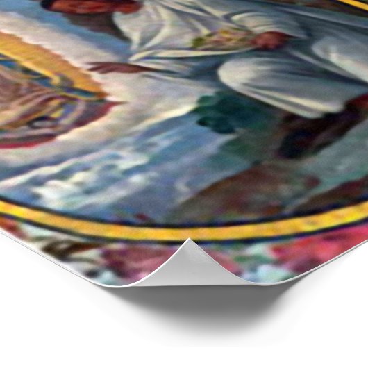 Unsere Lady von Guadalupe Visions Poster (Ecke)
