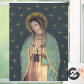 Unsere Lady von Guadalupe Window Cling Decal Fensteraufkleber (Zuhause)