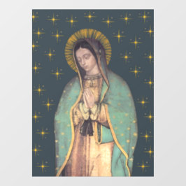 Unsere Lady von Guadalupe Window Cling Decal Fensteraufkleber