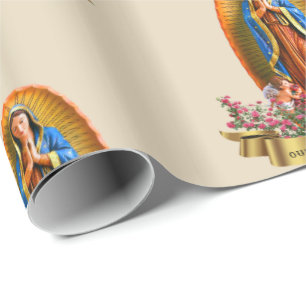 Unsere Lady von Guadalupe Wrapping Paper Geschenkpapier