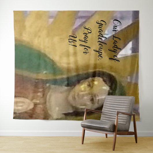 Unsere Lady von Guadeloupe ist anpassbar Wandteppich (Beispiel (Horizontal))