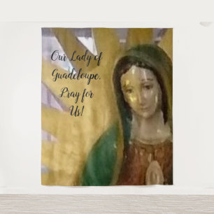 Unsere Lady von Guadeloupe ist anpassbar Wandteppich