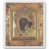 Unsere Lady von Kasan Aufkleber (Vorderseite)