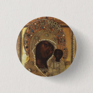 Unsere Lady von Kasan Button