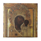 Unsere Lady von Kasan Fliese (Vorderseite)