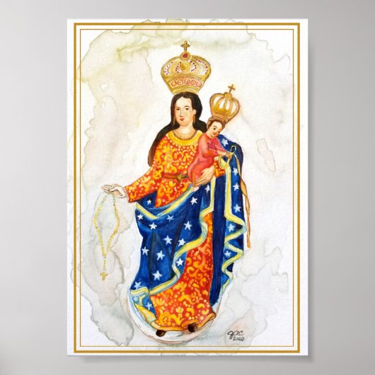 Unsere Lady von Las Lajas Archival Print Poster (Vorne)