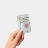 Unsere Lady von Lourdes Ausweis (Handheld)