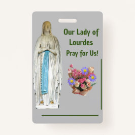 Unsere Lady von Lourdes Ausweis