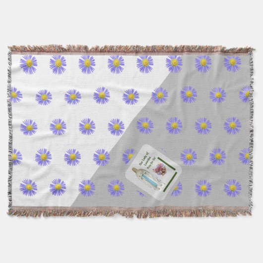 Unsere Lady von Lourdes Decke (Vorderseite)