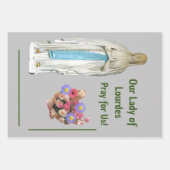 Unsere Lady von Lourdes Geschenkpapier Set (Vorderseite)