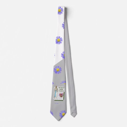 Unsere Lady von Lourdes Neck Tie Krawatte (Vorderseite)