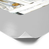 Unsere Lady von Lourdes Poster (Ecke)