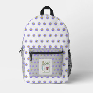 Unsere Lady von Lourdes Print Cut Sew Bag Bedruckter Rucksack