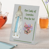Unsere Lady von Lourdes Sockelschild (In Situ)