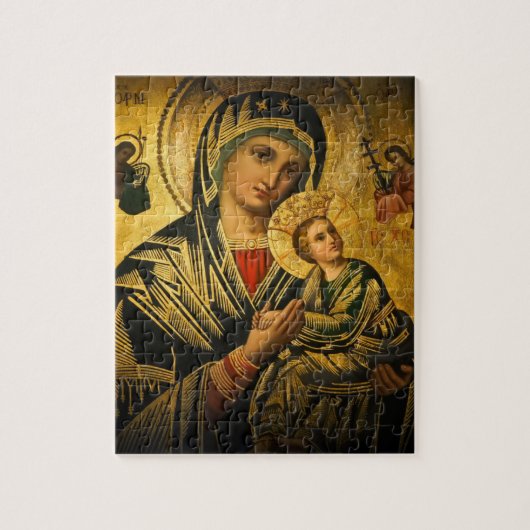 Unsere Lady von Perpetual Help Icon Puzzle (Vertikal)