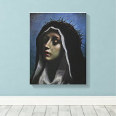 UNSERE LADY VON SORROWS LEINWANDDRUCK (Insitu (Holzboden))