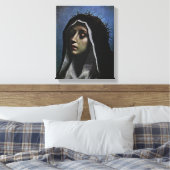 UNSERE LADY VON SORROWS LEINWANDDRUCK (Insitu (Schlafzimmer))