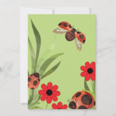 Unsere Liebe bug Birthday Einladungskarte (Rückseite)