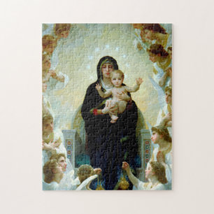 Unsere Liebe Frau der Engel Schöne Madonna und Kin Puzzle