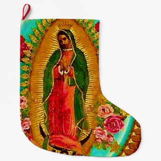 Unsere Liebe Frau Guadalupe mexikanische Heilige J Großer Weihnachtsstrumpf
