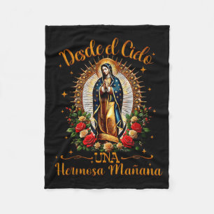 Unsere Liebe Frau Virgen De Guadalupe Heilige Jung Fleecedecke