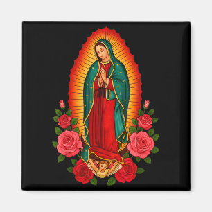 Unsere Liebe Frau Virgen De Guadalupe Heilige Jung Magnet