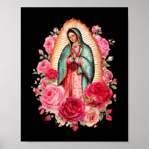 Unsere Liebe Frau Virgen De Guadalupe Heilige Jung Poster