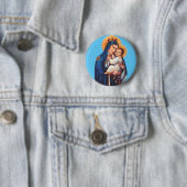 Unsere Liebe Frau vom Karmel Devotionalkunst Button (Beispiel)