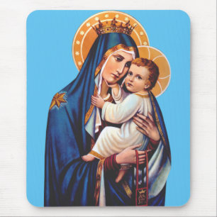 Unsere Liebe Frau vom Karmel Devotionalkunst Mousepad