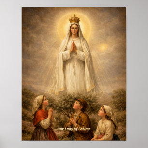 Unsere Liebe Frau von Fatima Kunstprint Poster