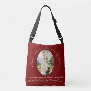 Unsere Liebe Frau von Fatima Personalisiert Tragetaschen Mit Langen Trägern