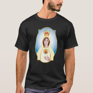 Unsere Liebe Frau von Fatima Rosenkranz Gebet Heil T-Shirt