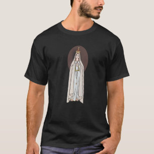 Unsere Liebe Frau von Fatima Rosenkranzgebet Heili T-Shirt