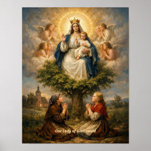 Unsere Liebe Frau von Gietrzwald Kunstprint Poster