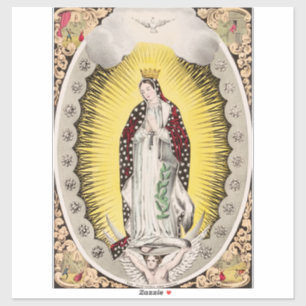 Unsere Liebe Frau von Guadalupe Aufkleber