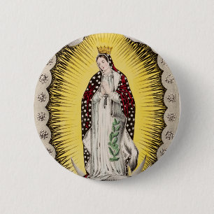 Unsere Liebe Frau von Guadalupe Button