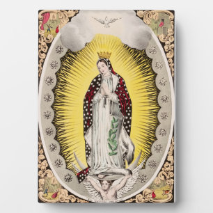 Unsere Liebe Frau von Guadalupe Fotoplatte