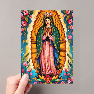 Unsere Liebe Frau von Guadalupe Jungfrau Maria bet Acryleinladungen