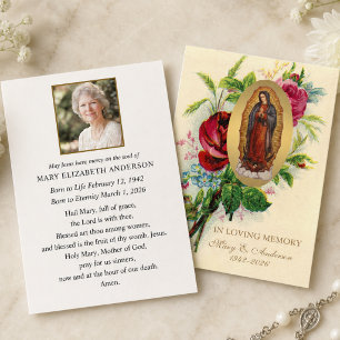 Unsere Liebe Frau von Guadalupe Katholisches Begrä Begleitkarte