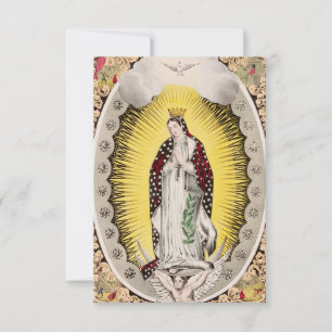 Unsere Liebe Frau von Guadalupe Klassische Heilige Dankeskarte