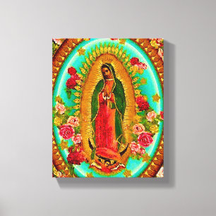 Unsere Liebe Frau von Guadalupe Mexikanische Heili Leinwanddruck